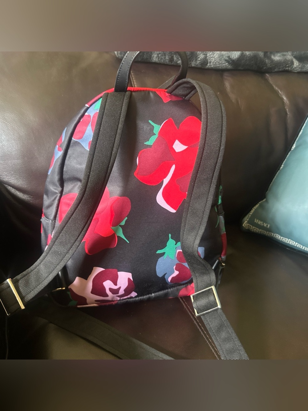 kate spade Black Floral Mini Backpack - Picture 3 of 11